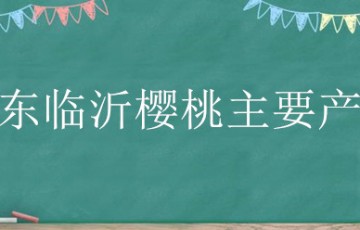 山东临沂樱桃主要产地？种植问题！